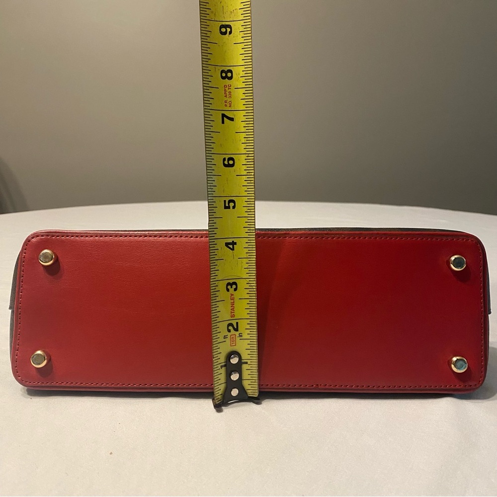 Coach Brown and Red Women's Handbag - Picture 9 of 9
